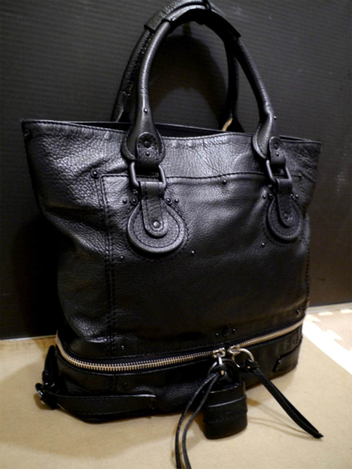 限定品◇Chloe クロエ メンズ パディントン A4対応ビジネス可 レザー 