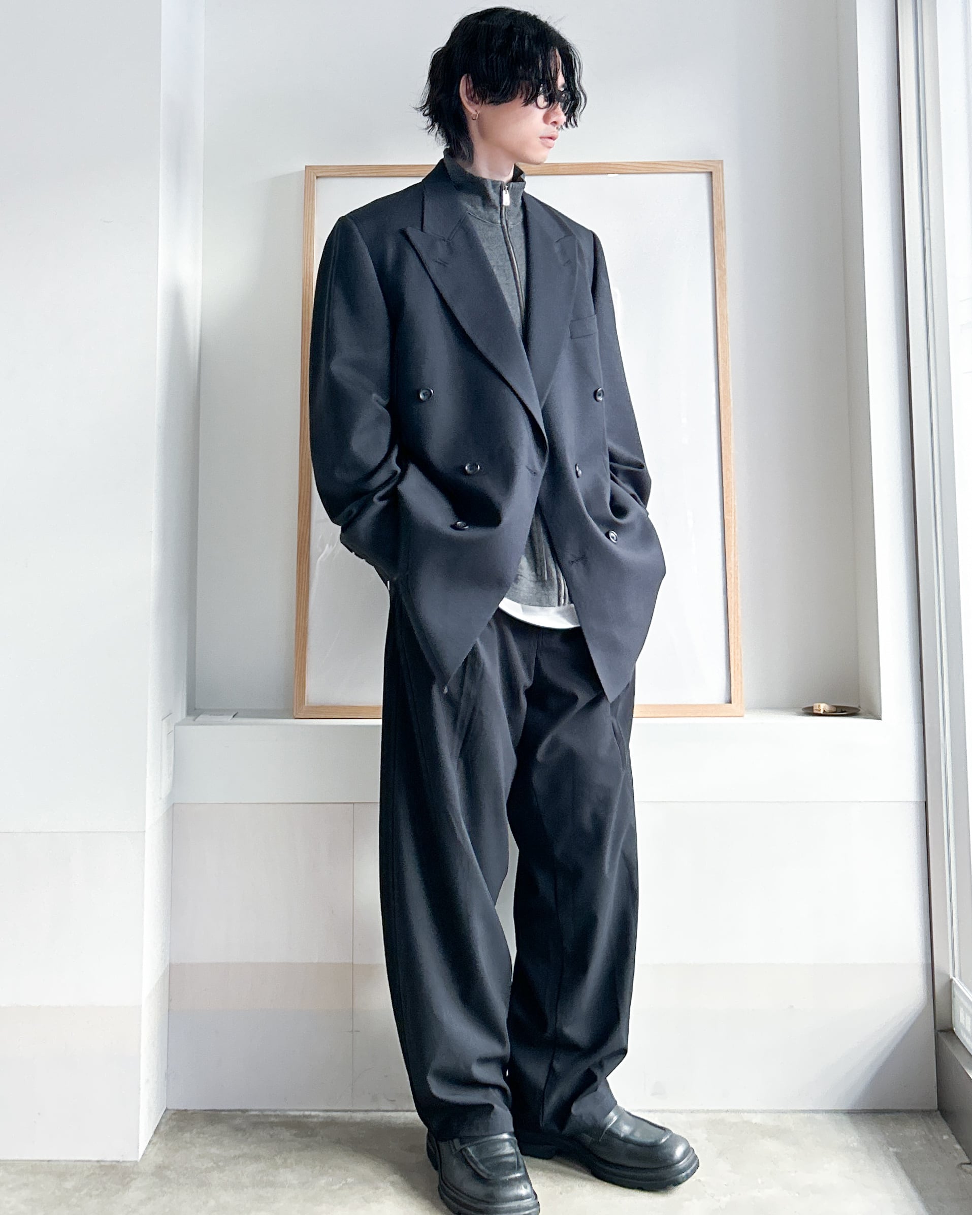 MLRリメイク】リサイズダブルブレストテーラードジャケット | 古着