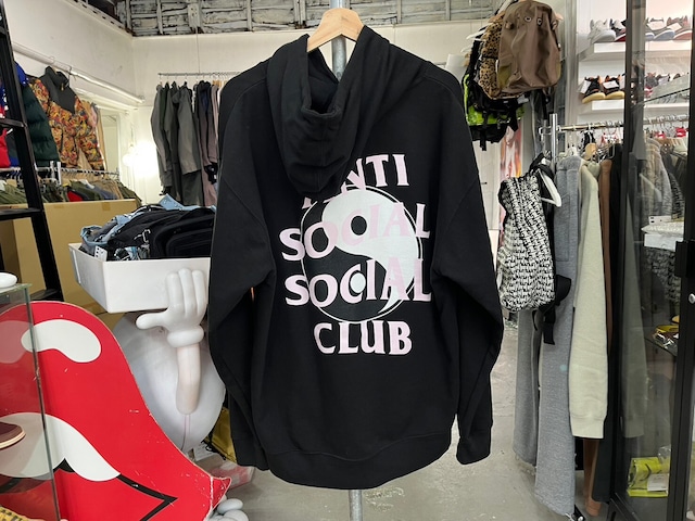 ANTI SOCIAL SOCIAL CLUB YIN YANG SWEAT HOODIE BLACK LARGE 83416