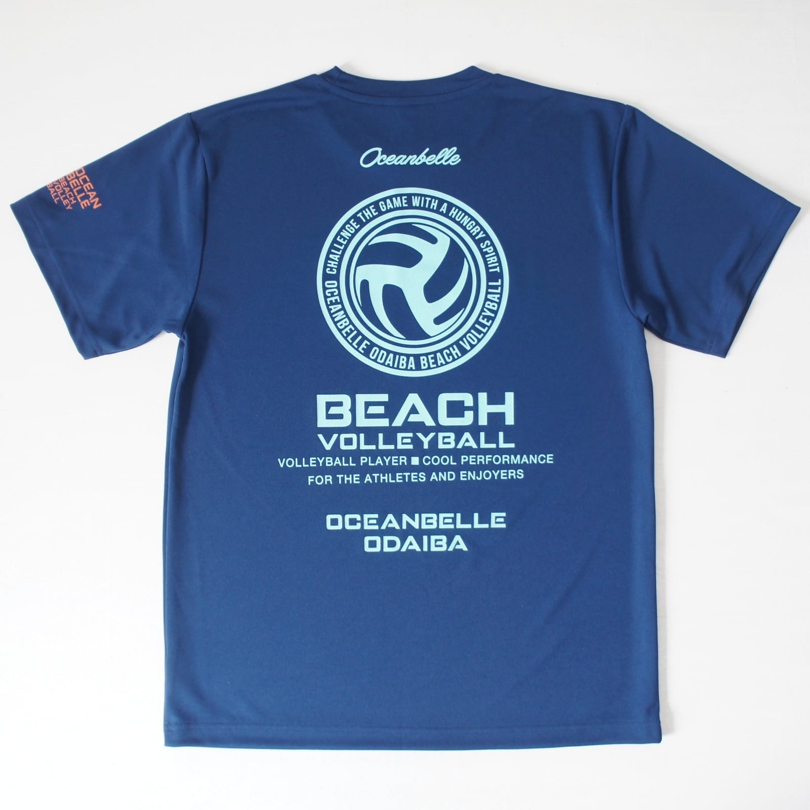 ドライTシャツ ODAIBA BeachVolley×OCEANBELLE(インディゴー×ミント