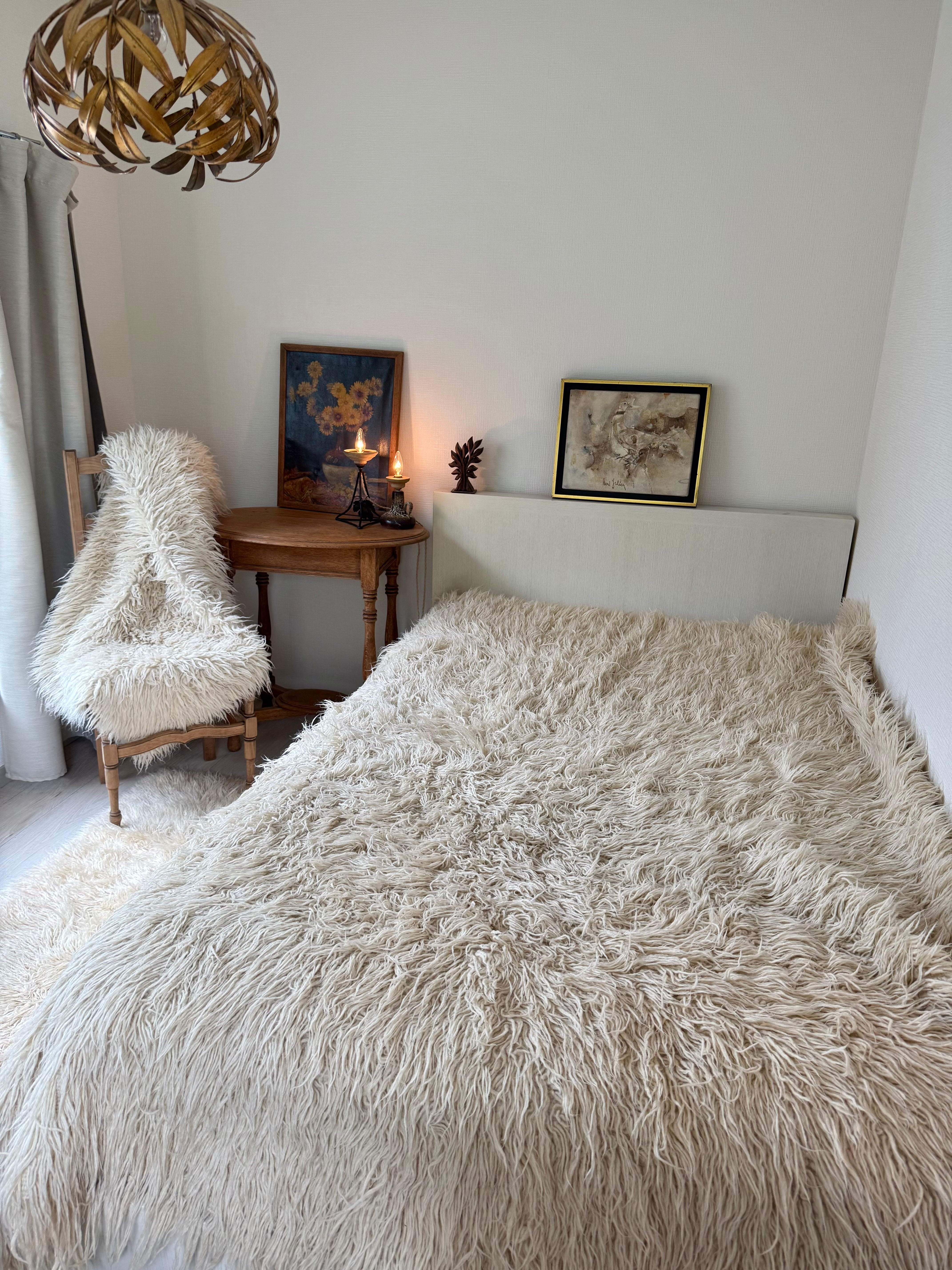 284 Vintage Konya Undyed Kilim ヴィンテージ コンヤ無染色キリム B