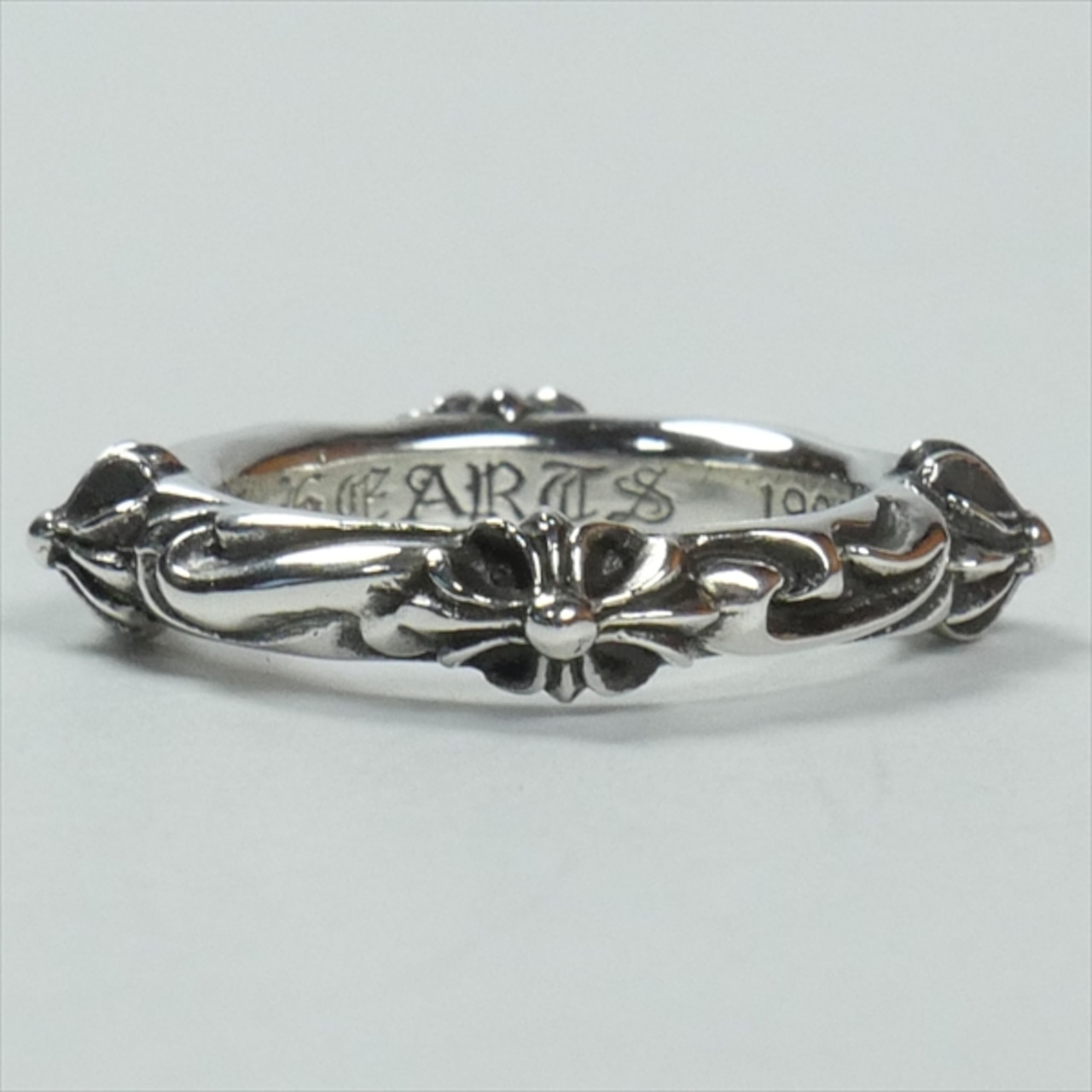 Size【16号】 CHROME HEARTS クロム・ハーツ SBT BAND RING リング 銀 