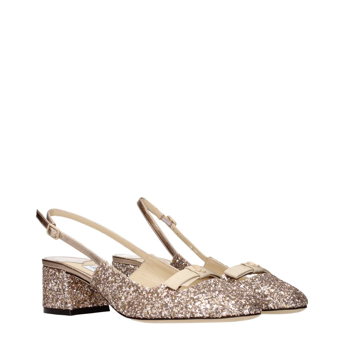 JIMMY CHOO ジミーチュウ レディース サンダル グリッター ピンク