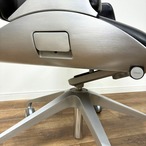 Interstuhl SILVER インタースツール シルバー オフィスチェア デザイナーズ家具 Cassina ixc. 本革 ブラック系【中古】【250サイズ】