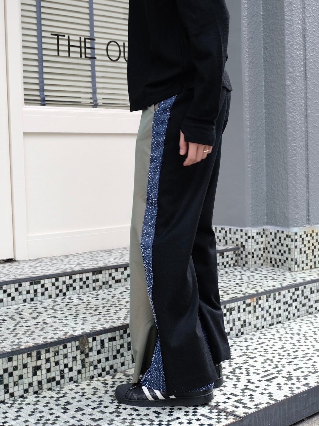 パンツ 2020SS Randy mesh two tone pants RANDY】 STREAM | THE OUR