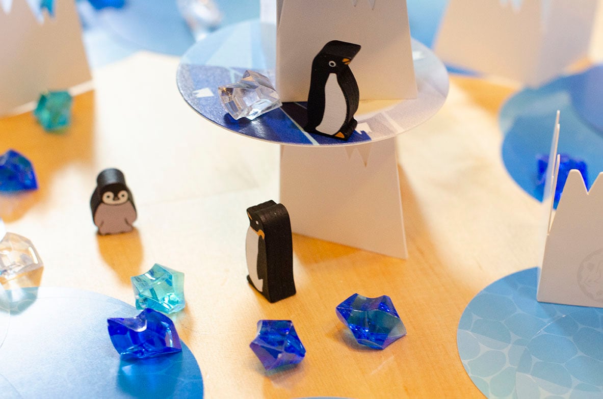 ゆらゆら海✧︎の置物/リング置kidsペンギン♡