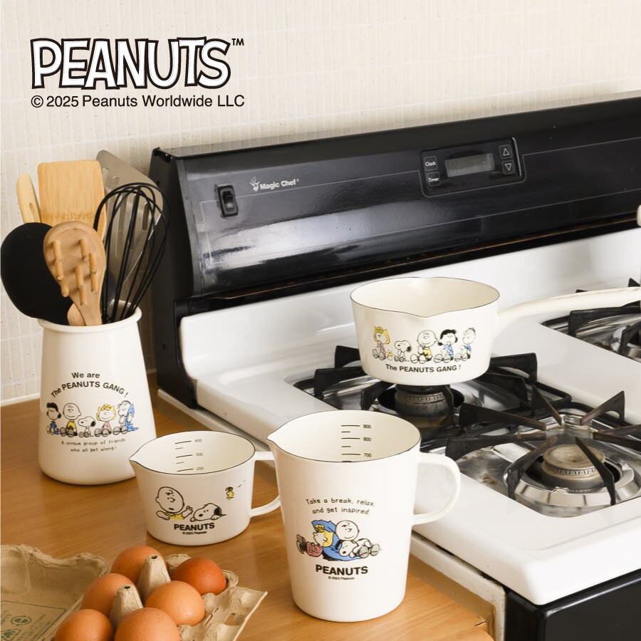 スヌーピー（SNOOPY）「ブレイクタイム」ホーローキャニスター