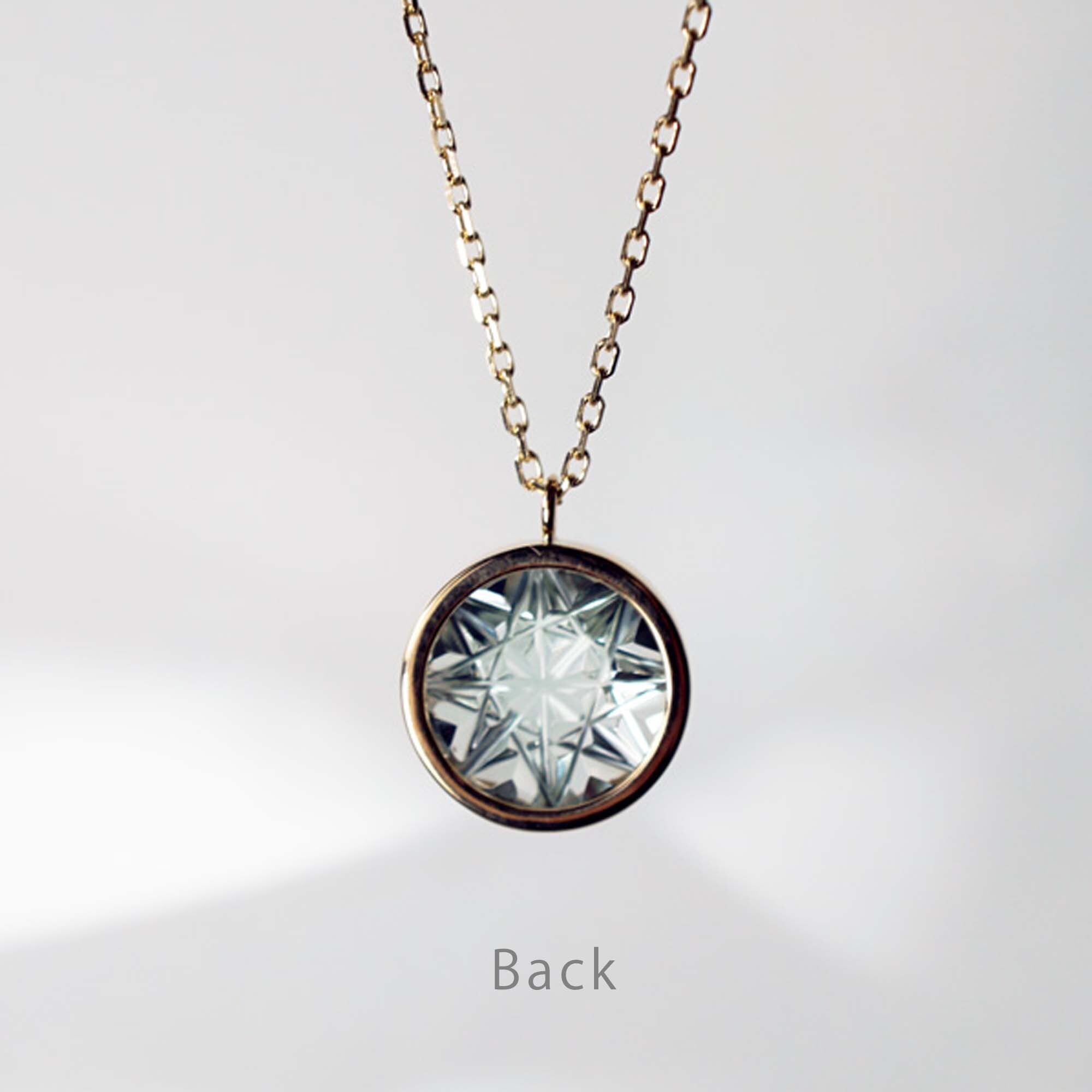 KIRIKO / Green Quartz Necklace （Round / N117-GQ） | Shelby
