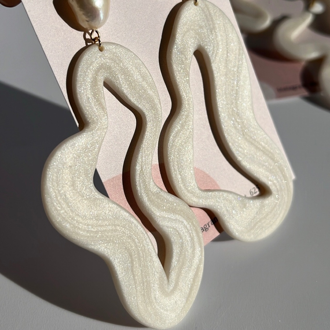 ポリマークレイピアス * サージカルステンレス -28