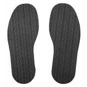 LIANHATA 靴底修理シート 1ペア ゴムシートソール 滑り止め 靴底の保護 靴底補修用 靴修理キット 自由にカット シューズ補修材 耐摩耗性 男女兼用 (ブラック)