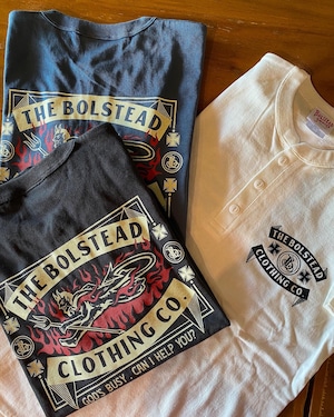 "DEVIL MAN" ヘンリーネックTEE