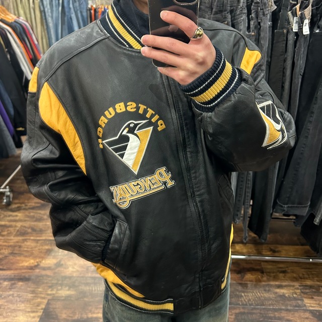 【NHL leather jacket】／ NHL レザー ジャケット