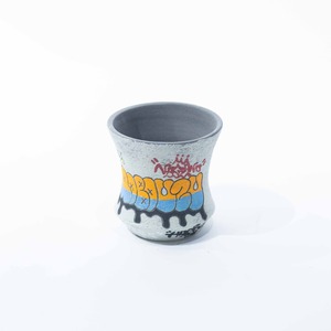 【新着】ハイパーポットクリエイター "阿萬" × aobouzu グラフィティ鉢 10【青坊主5周年記念鉢】