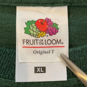 【FRUIT OF THE LOOM】都市名 GALWAY ロゴ Tシャツ プリント XL グッドカラー US古着 アメリカ古着