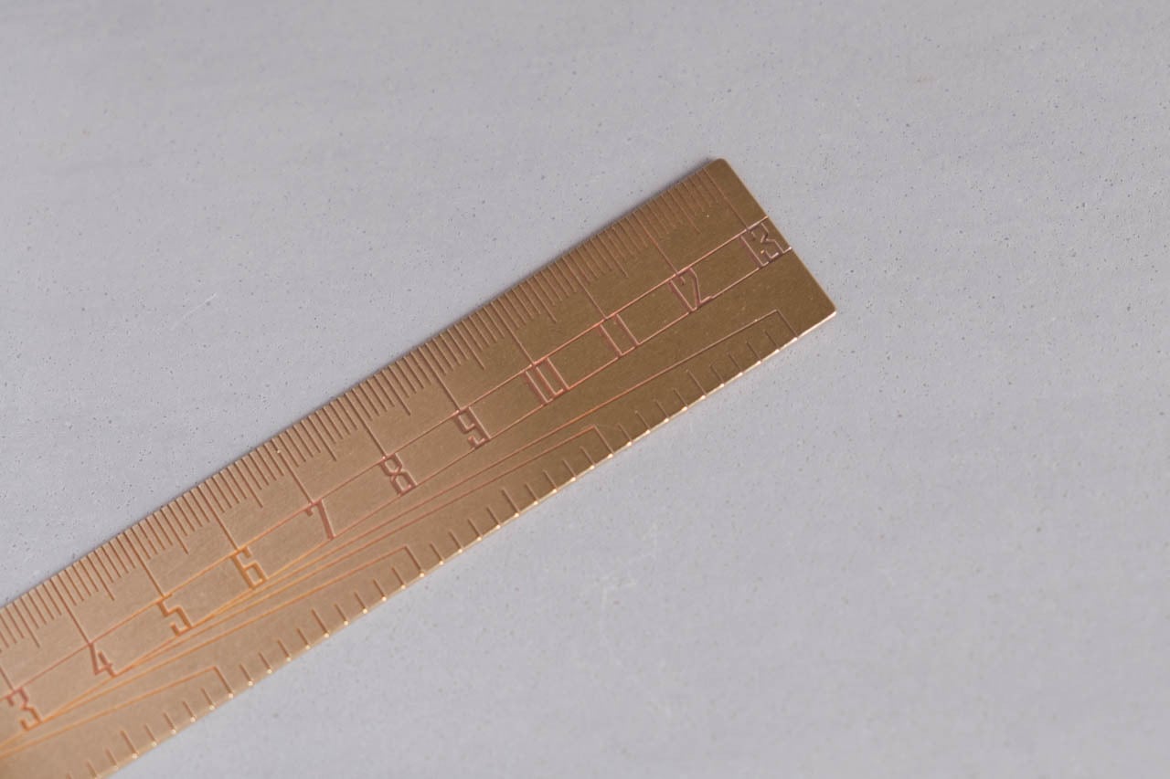 定規 Lue 定規 (130mm) | KUHONJI GENERAL STORE ( 9GS )