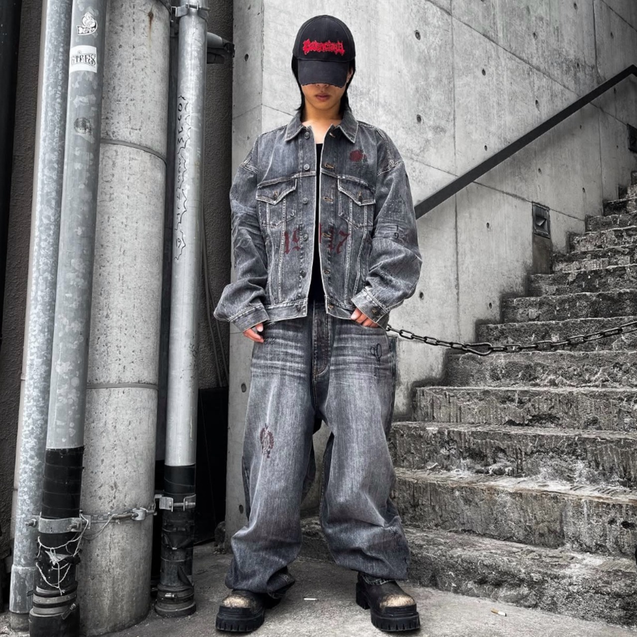 【BALENCIAGA】Tattoo Boxy Jacket - 2