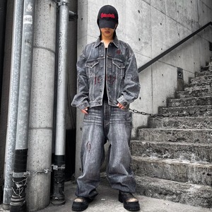 【BALENCIAGA】Tattoo Boxy Jacket