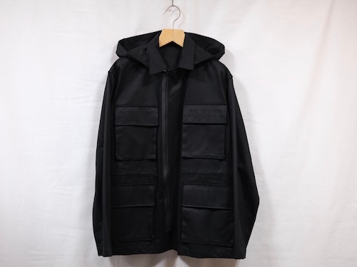 semoh”cotton satine 2 way blouson black”