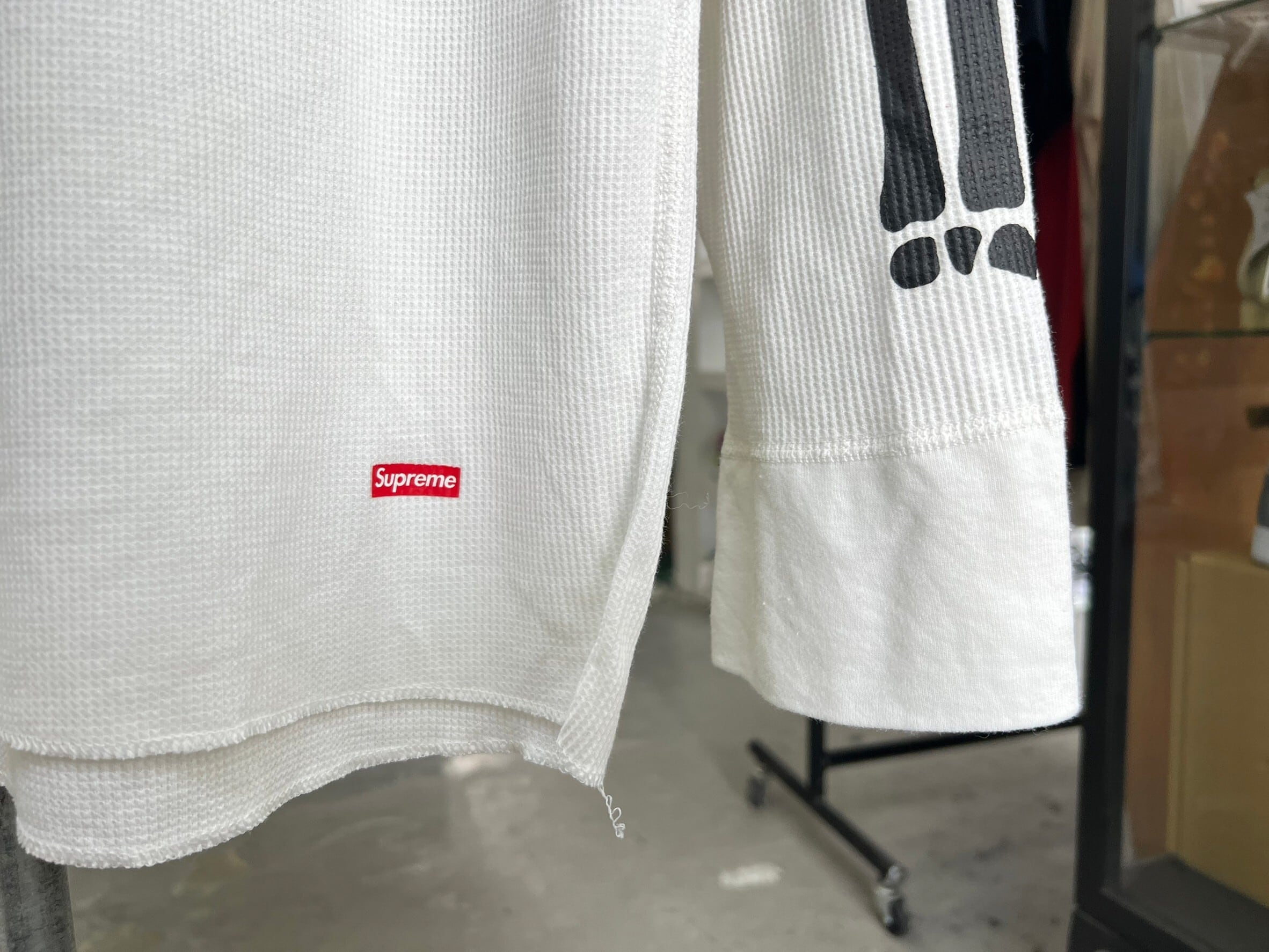 Supreme Hanes Bones Thermal Crew Natural