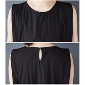 ドローストリングポケット ワンピース  30127