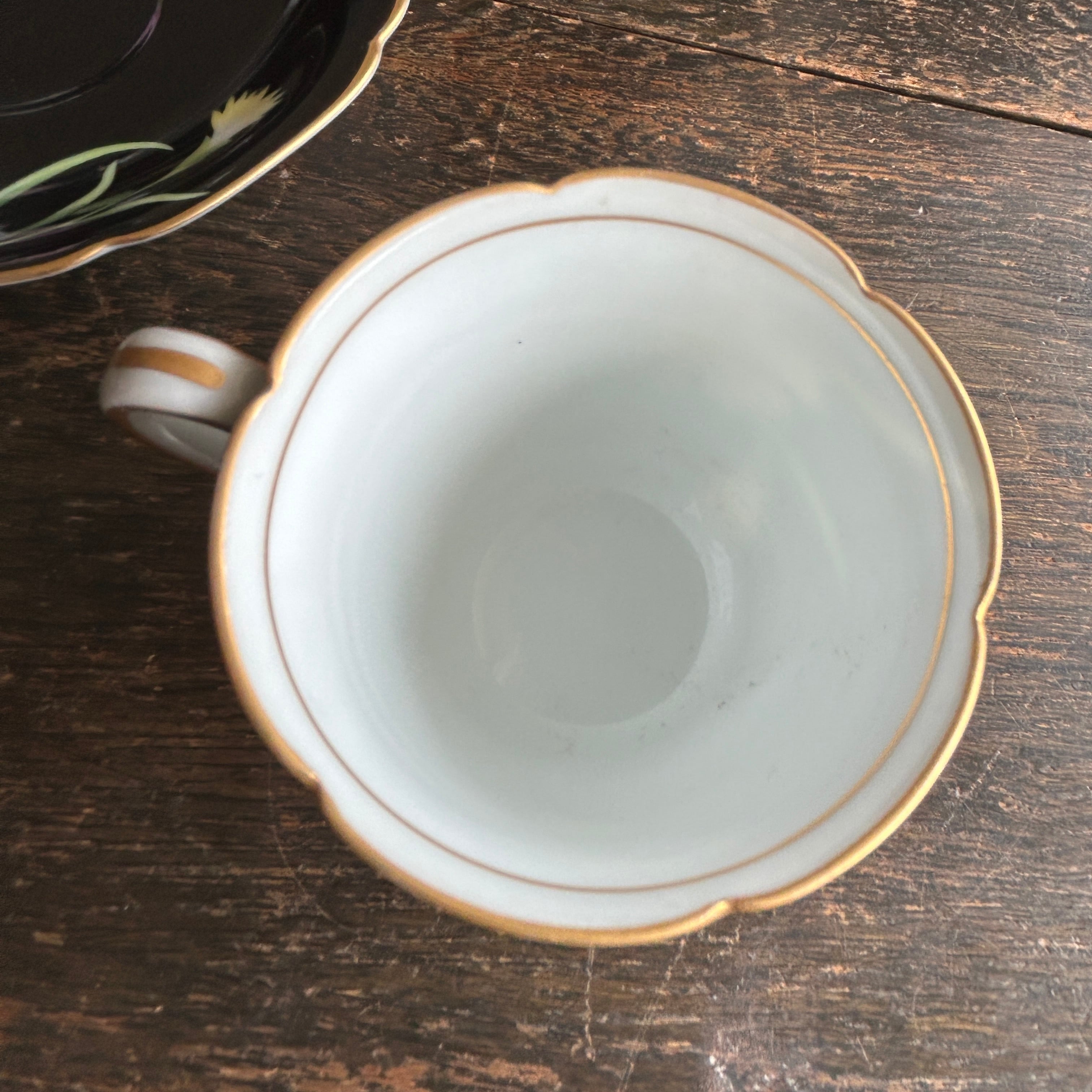 Old Noritake 輪花にカーネーションの輸出用デミタスセット