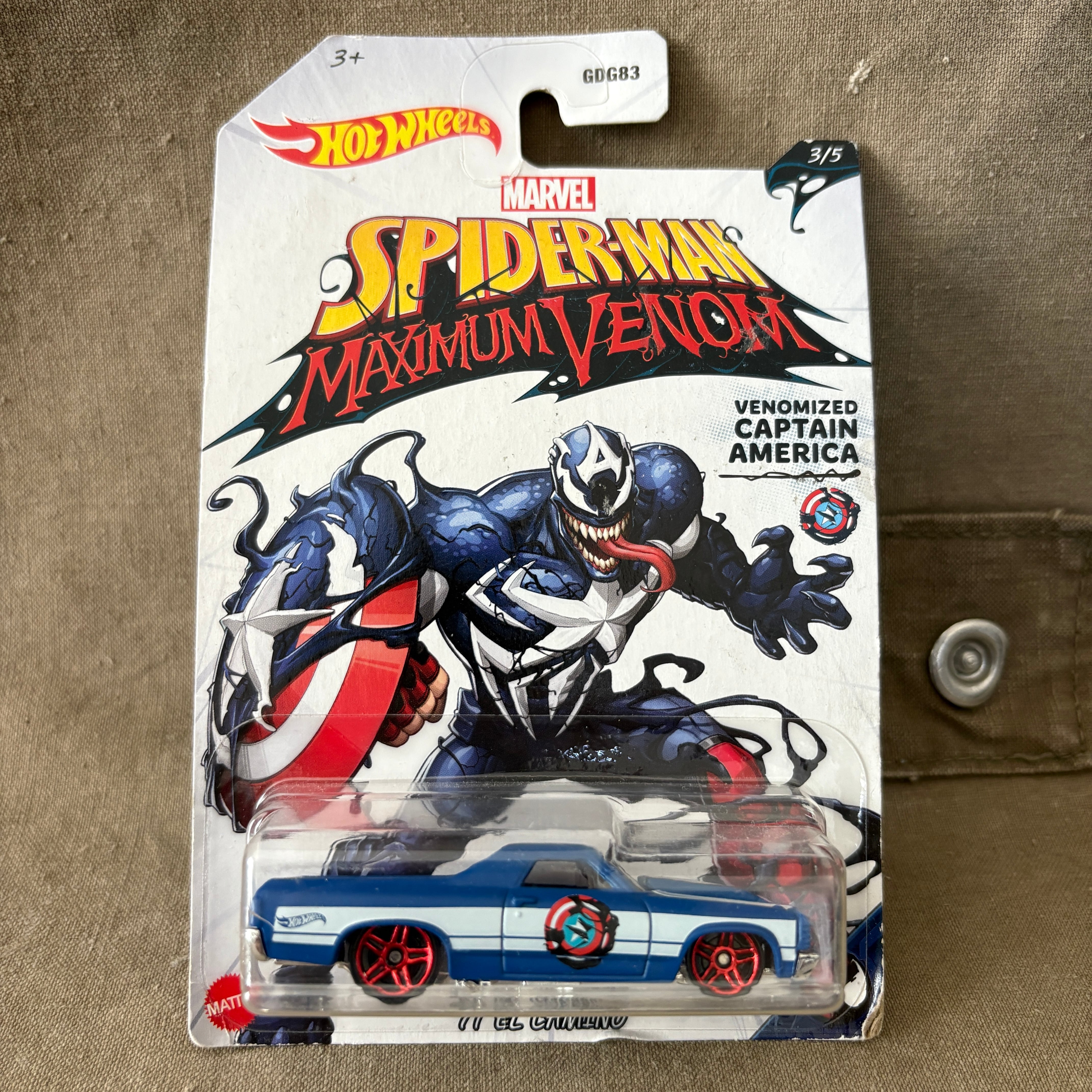 MARVEL】hotwheels CAPTAIN AMERICA VENOM | 福田商店