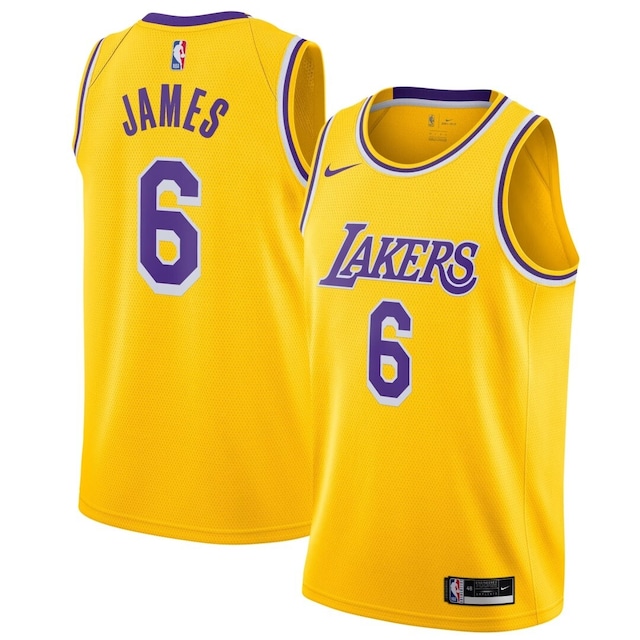 【正規品／再入荷なし】NIKE NBA スウィングマン ジャージ ユースサイズ レブロン ジェームズ アイコン JAMES ICON SWINGMAN PZ2B7BZ2P-LAK06