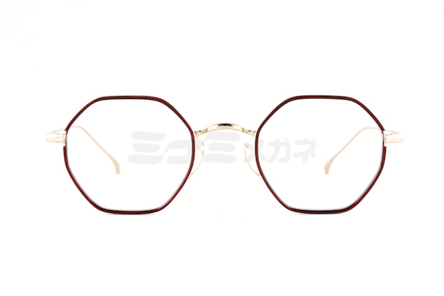 KameManNen メガネ KMN-73 11 GD セル巻き オクタゴン カメマンネン 鯖江 日本製 正規品-2枚目