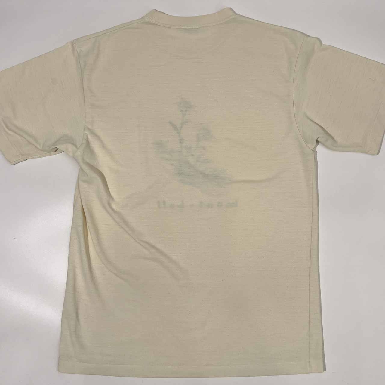 mont-bell モンベル 花柄 半袖 Tシャツ S/アイボリー系 メンズ