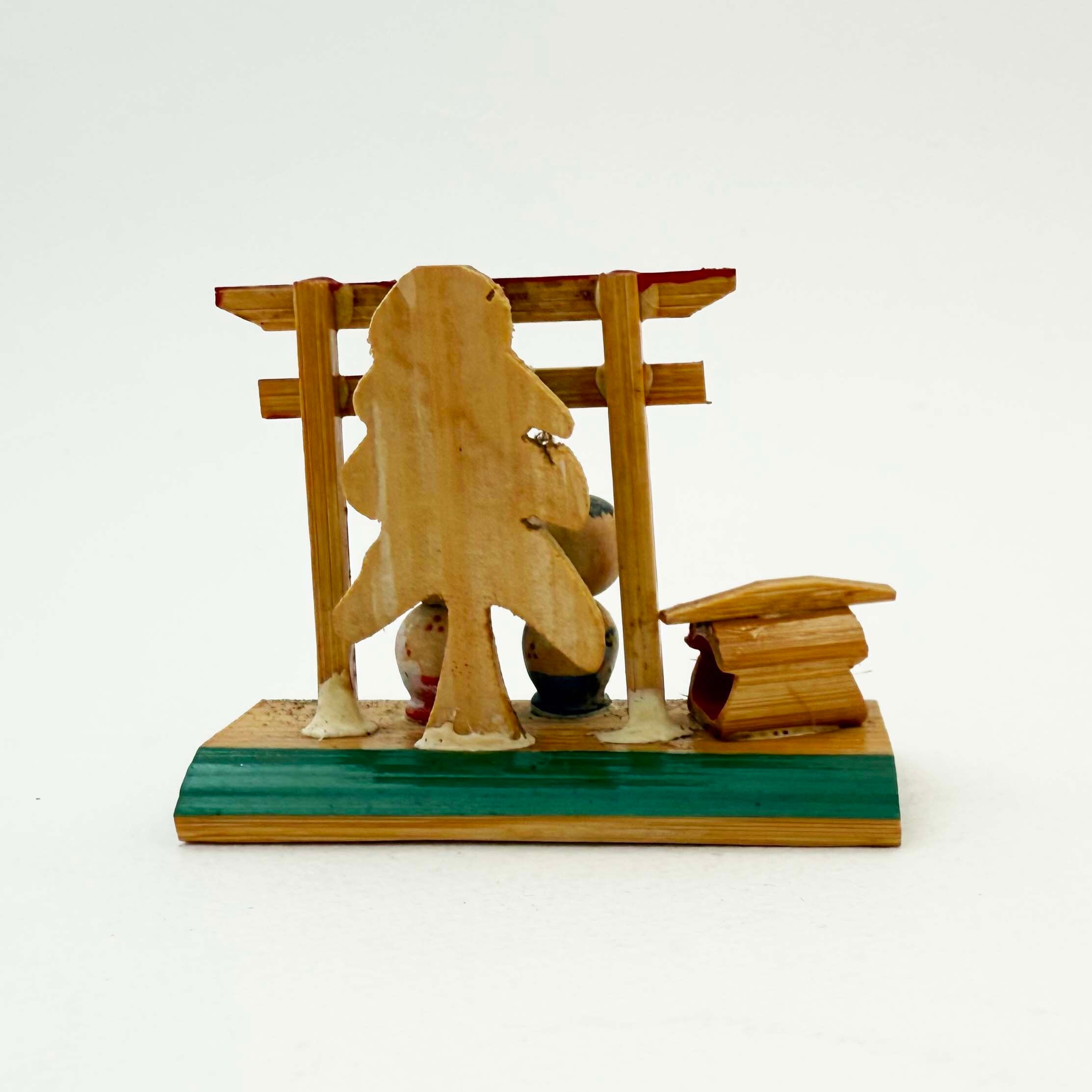 昭和30年代 ミニチュア・フィギュア (お土産定番こけし)