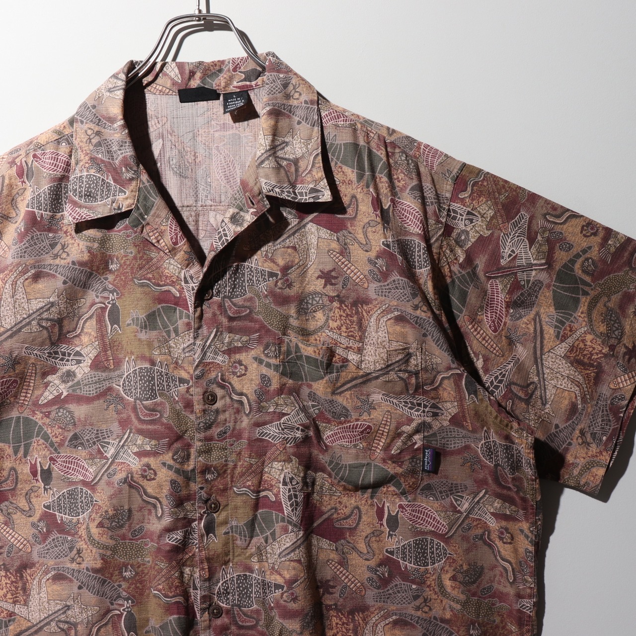 美品 L 99年 ACシャツ パタゴニア patagonia アロハシャツ 総柄