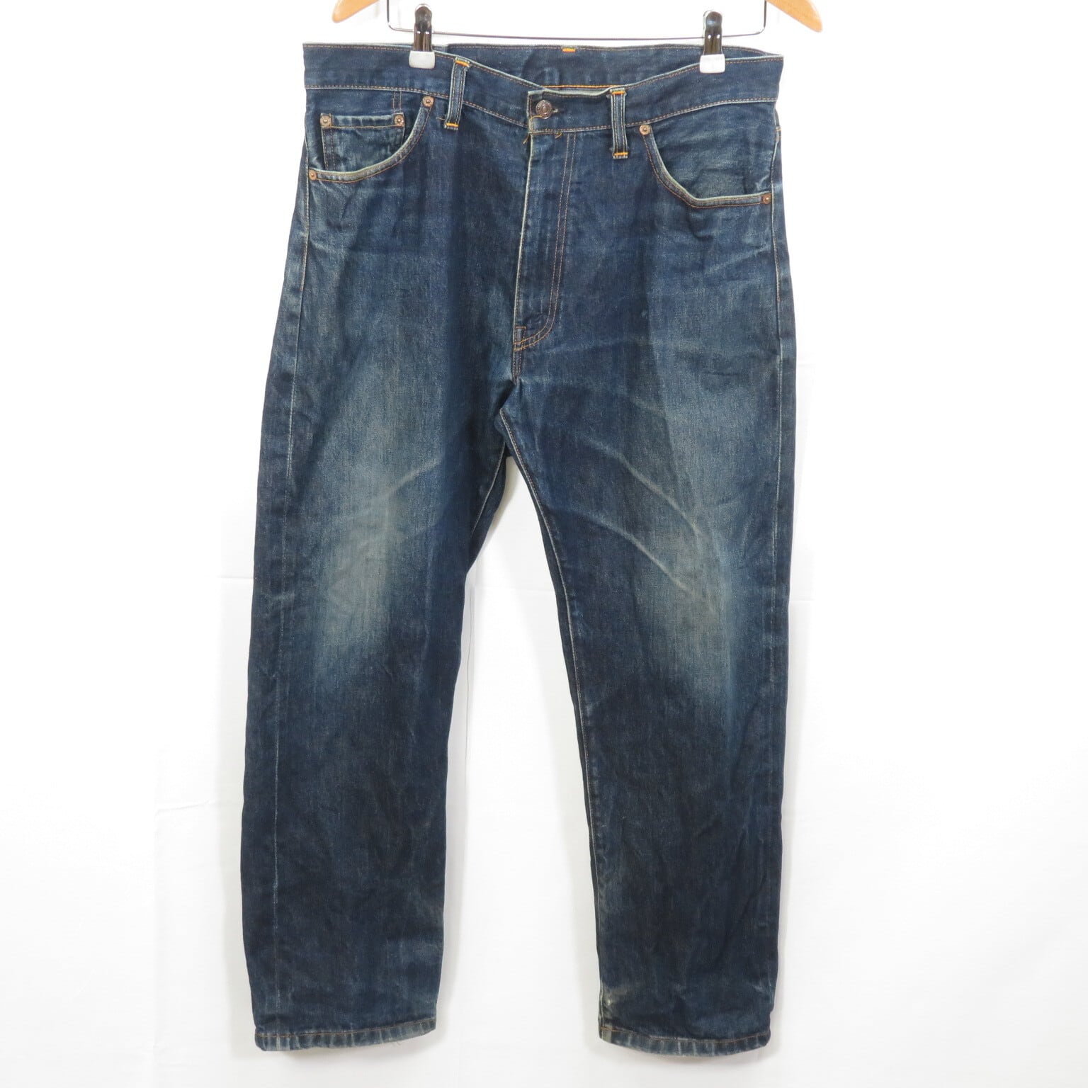 90s LEVI'S リーバイス 551ZXX 濃紺 USA製 バレンシアw31 LEVI'S(リーバイス) 551ZXX 555刻印バレンシア工場BIG E 赤耳