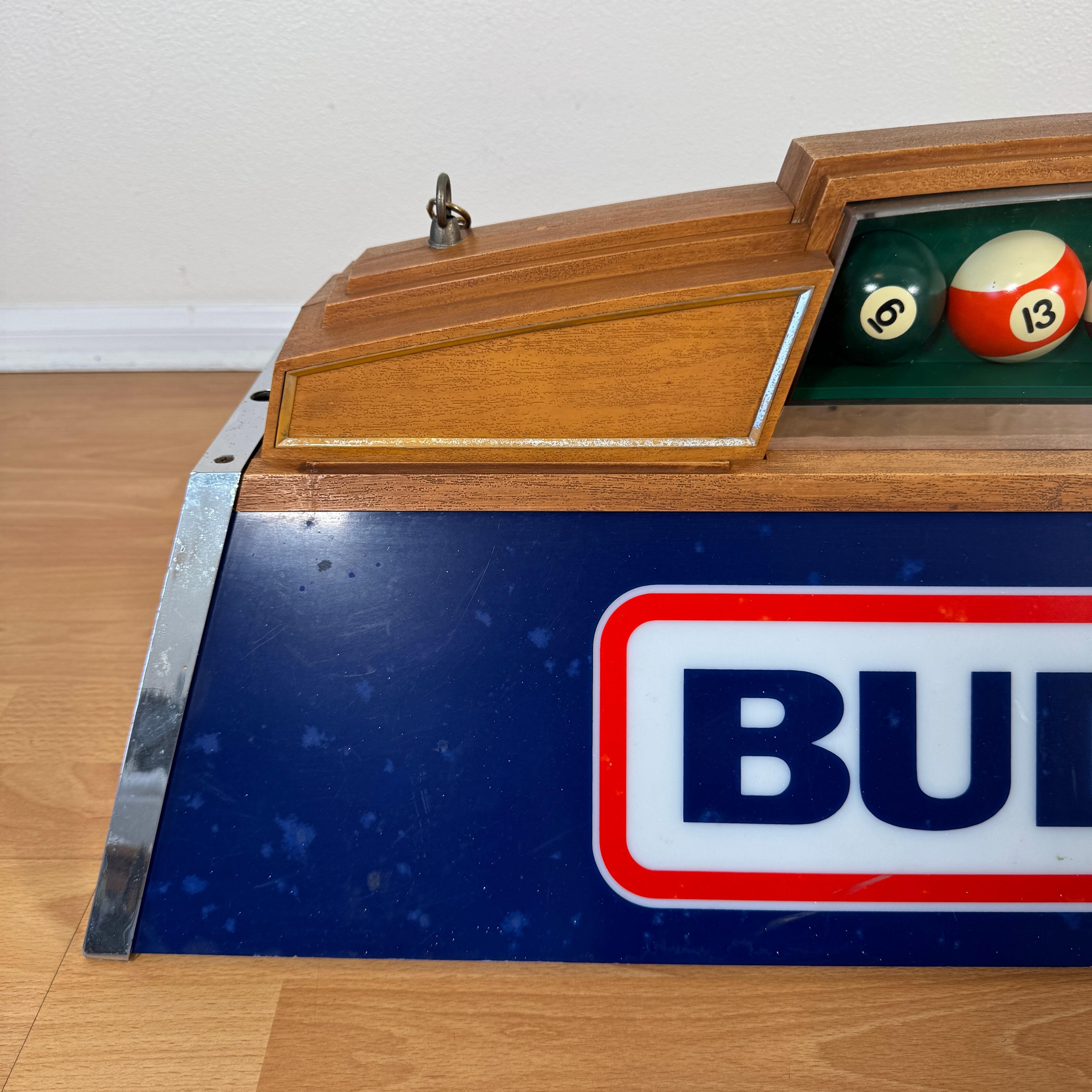 1920【1980年代】ビンテージ プールランプ BUD LIGHT | VINTAGE RUSH