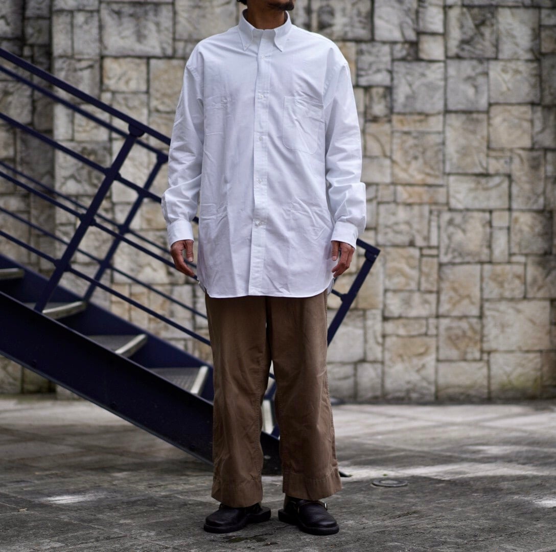COMOLI(コモリ) / オックスBDシャツ -WHITE-(X01-02009) | Signs