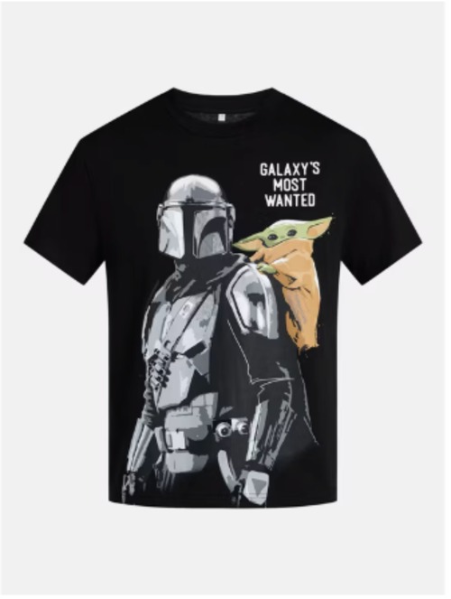Tシャツ スター・ウォーズ マンダロリアン&グローグー グラフィック Tシャツ