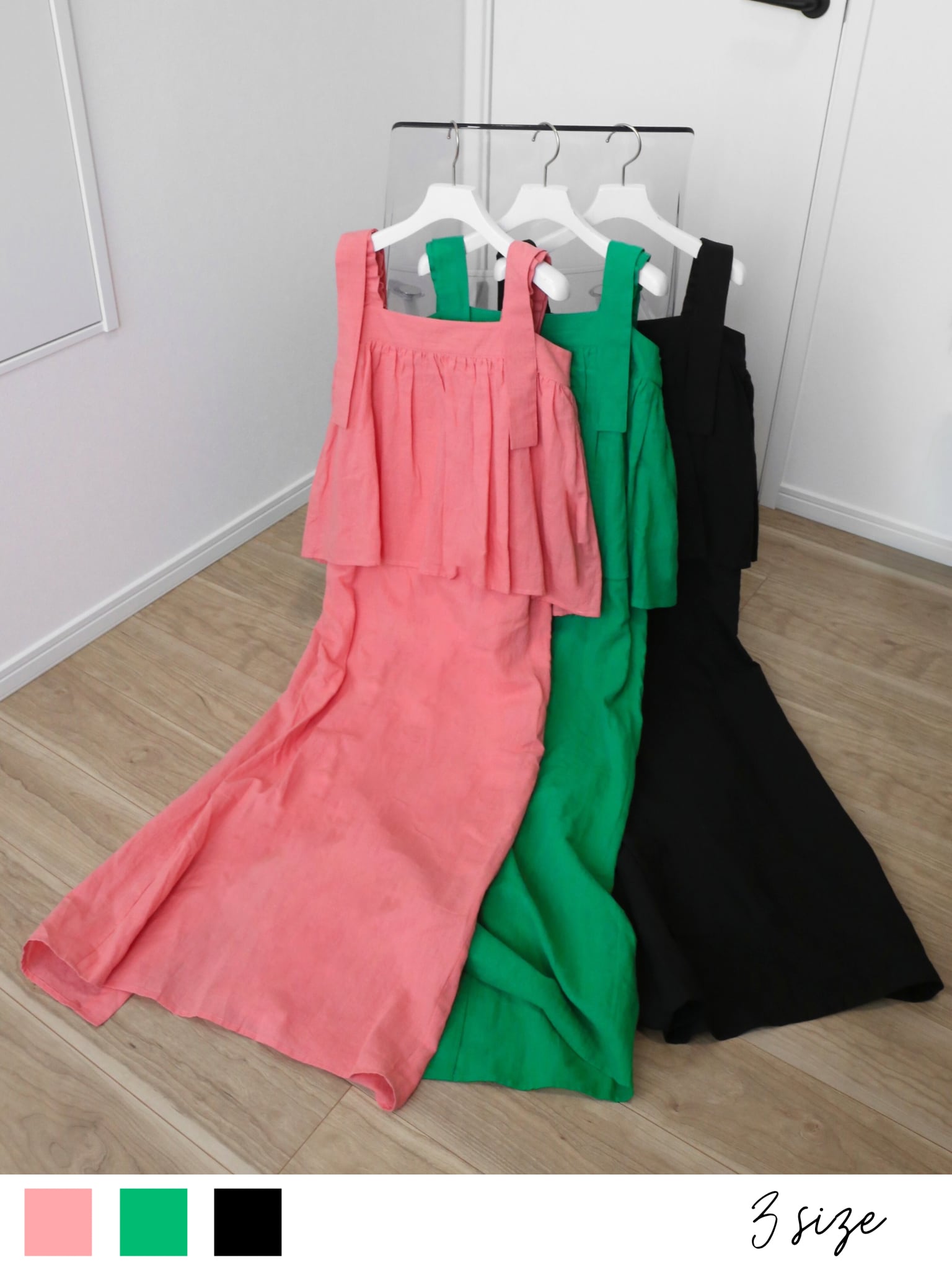 linen ruffle onepiece | Katrin TOKYO