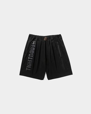 TIGHTBOOTH LABEL LOGO BOARD SHORTS Black