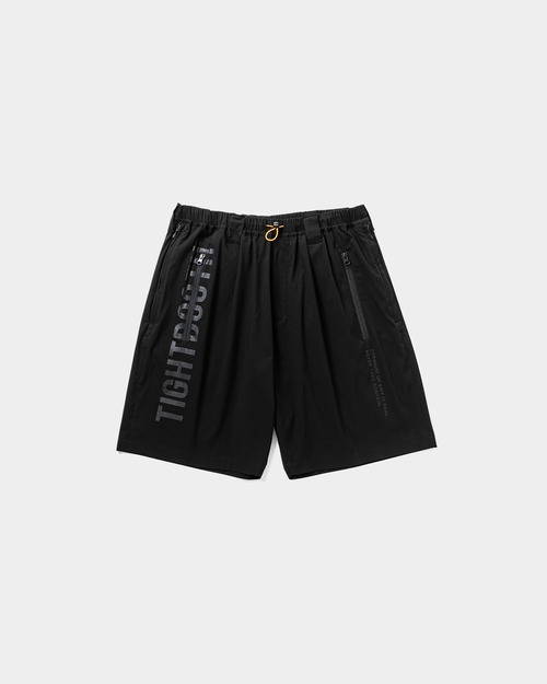TIGHTBOOTH LABEL LOGO BOARD SHORTS Black