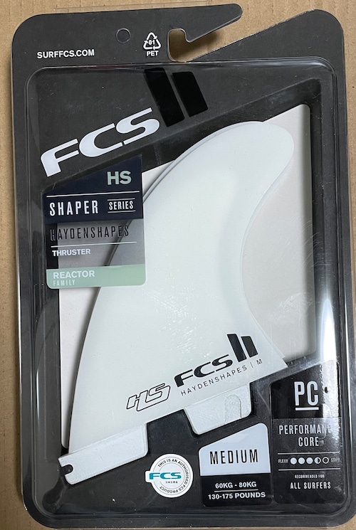 FCS II HAYDEN SHAPES MサイズTRI FIN SET