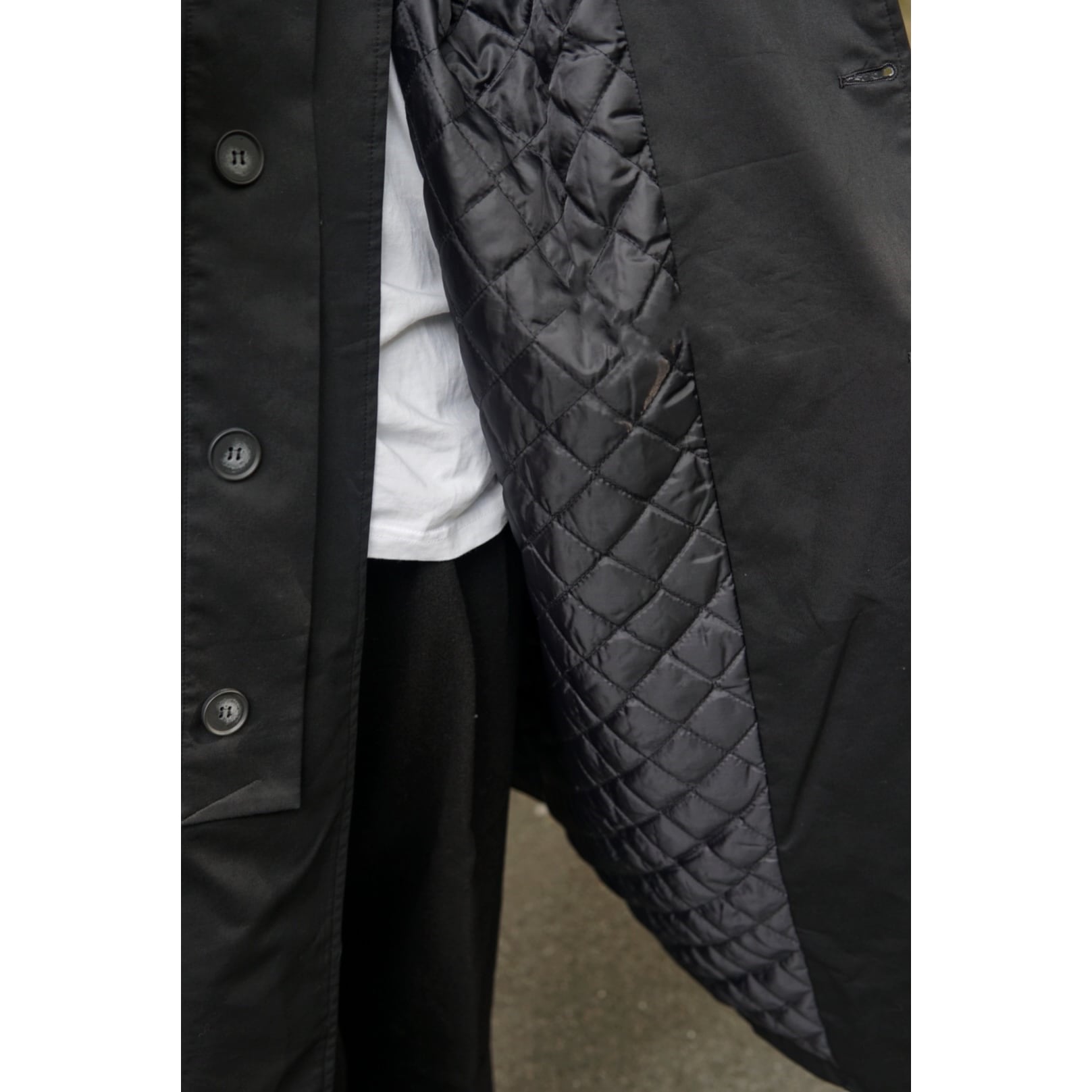 Chili-O】JIAOLANDIスタンドカラートレンチコート JIAOLANDI中綿