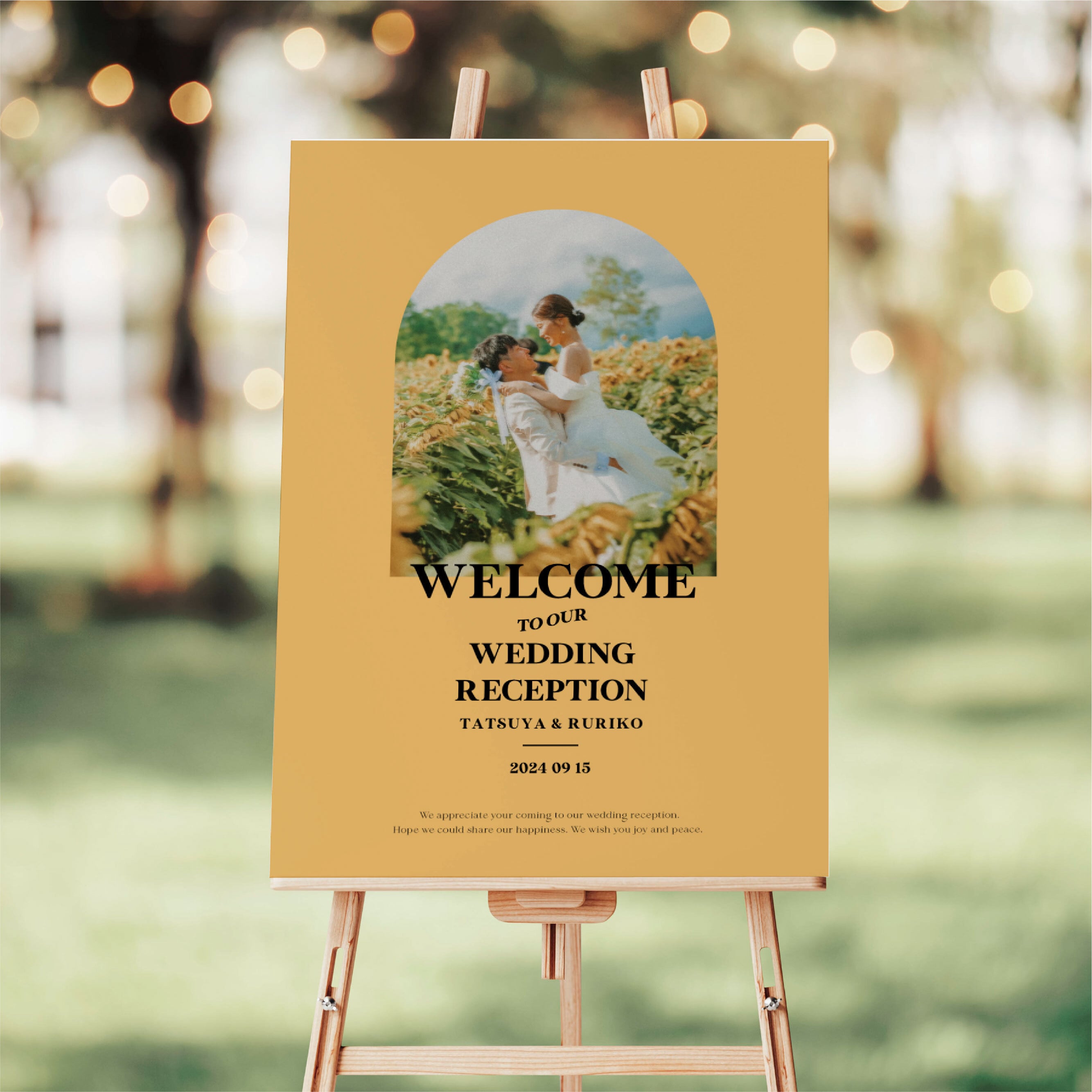 選べるカラー｜ウェルカムボード｜アメリカンレトロ｜結婚式 | HAPILY