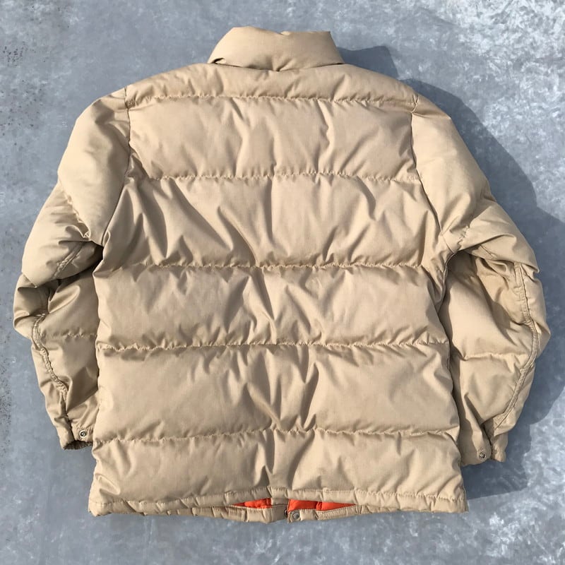 70's 80's THE NORTH FACE ダウンジャケット ベージュ 茶タグ オリジナル USA製 TALON Mサイズ 希少 ヴィンテージ  | agito vintage powered by BASE