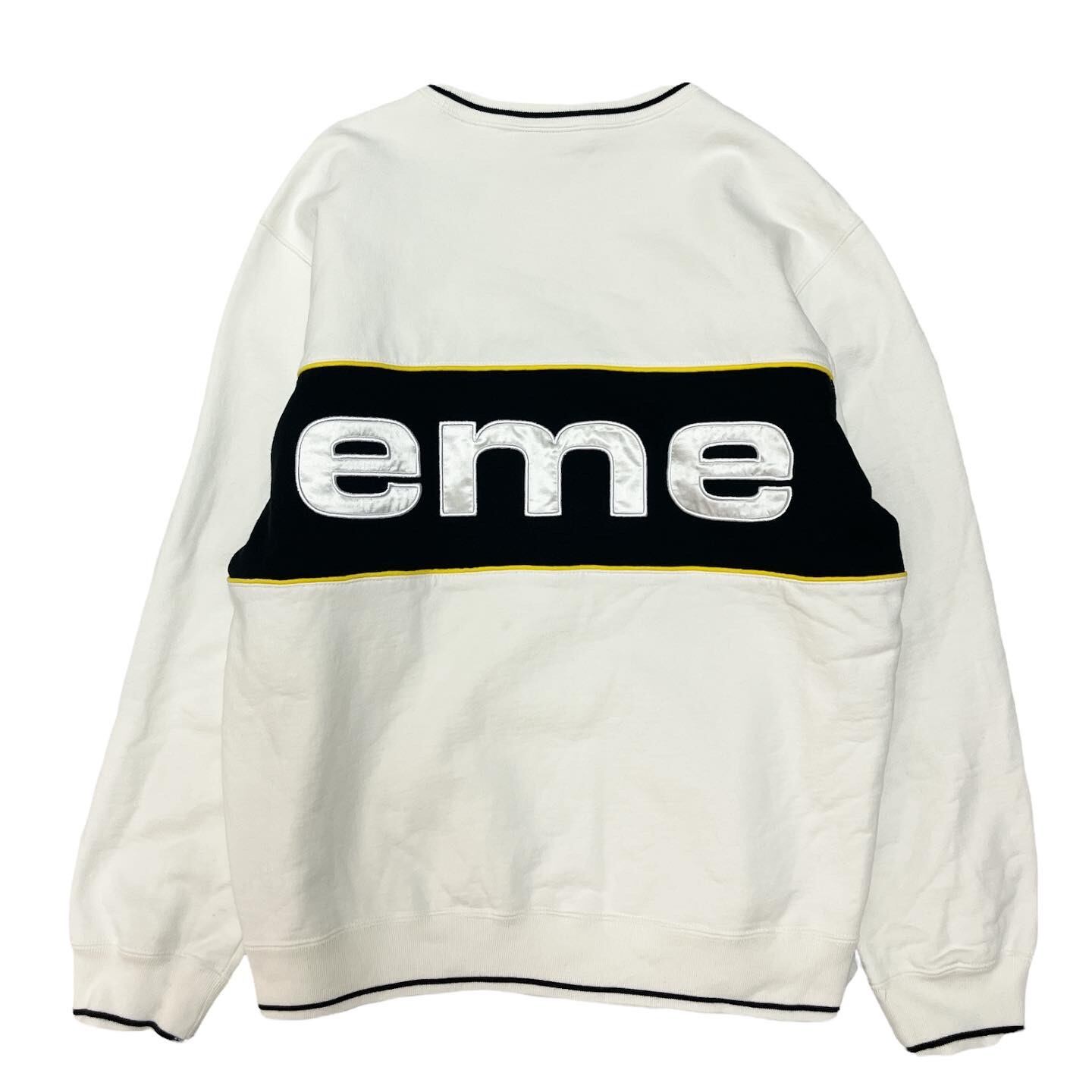 【新品XL】Supreme Piping Crewneck 黒