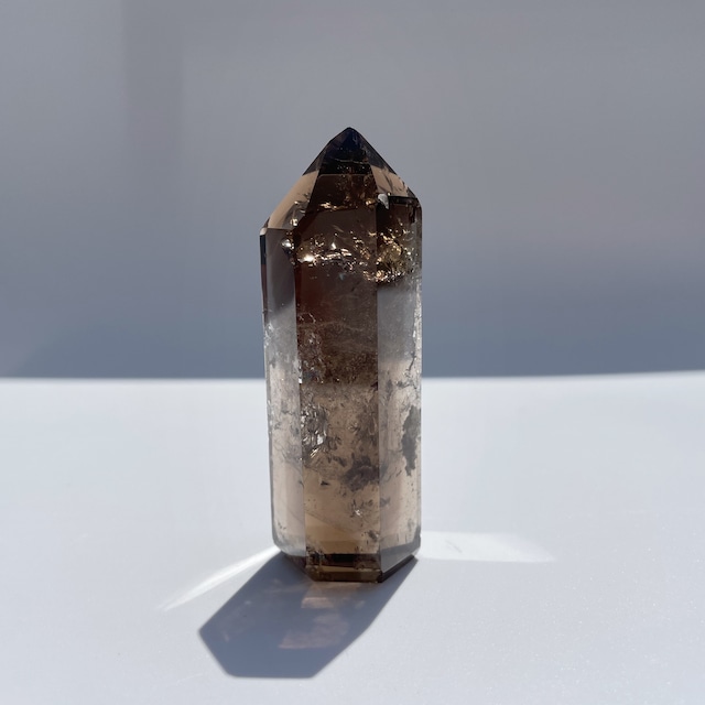 虹入り◎ スモーキークォーツ タワー31◇Smoky quartz Tower◇天然石・鉱物・パワーストーン