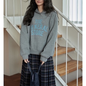 velvet hooded sweat top