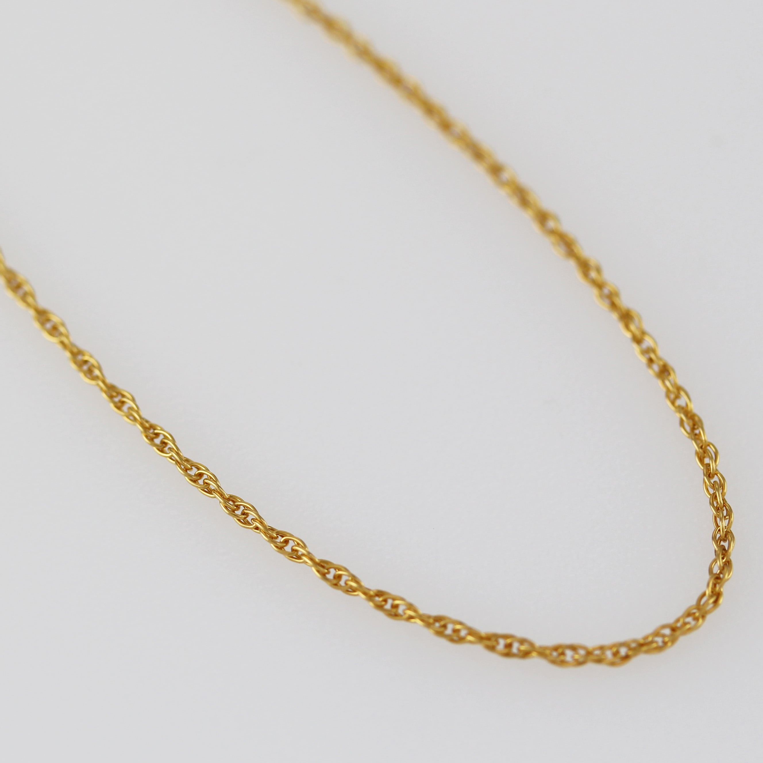 K14GF ツイストチェーンブレスレット 18cm つけっぱなし