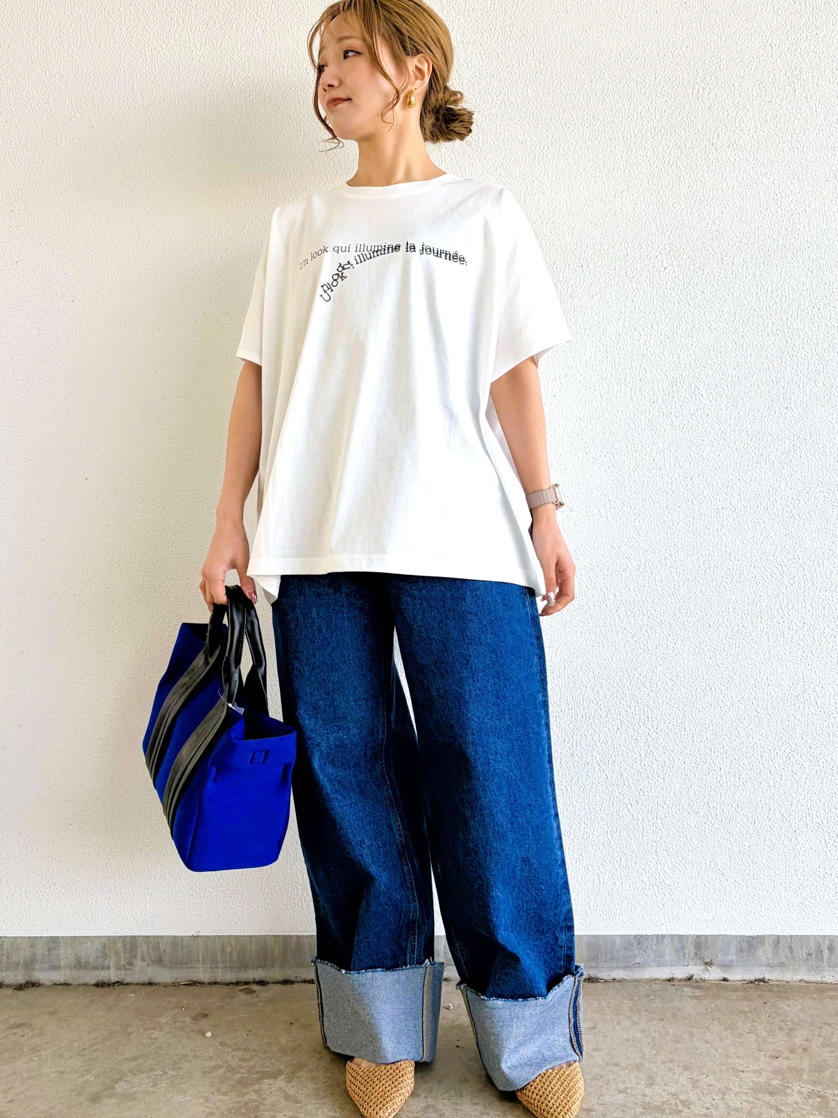 N°9286!】21s度詰め天竺刺しゅうTシャツ（9207-63030) | 9286 Fashion Lab