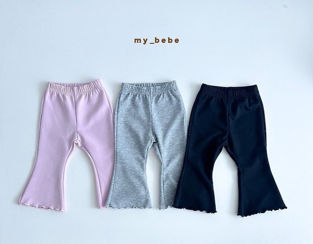 韓国子供服 / Mybebe / ベーシックブーツカット *XS~XL*