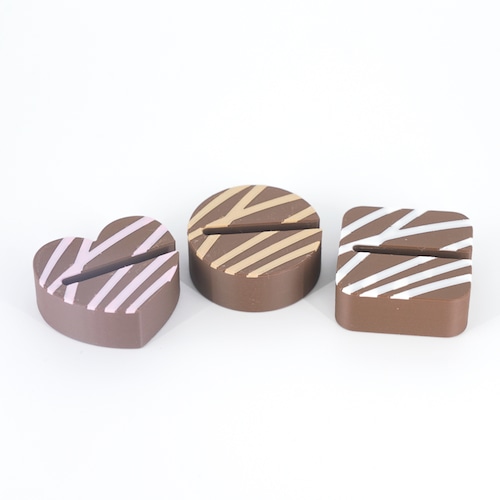 【3個セット】チョコレート 3Dスタンド