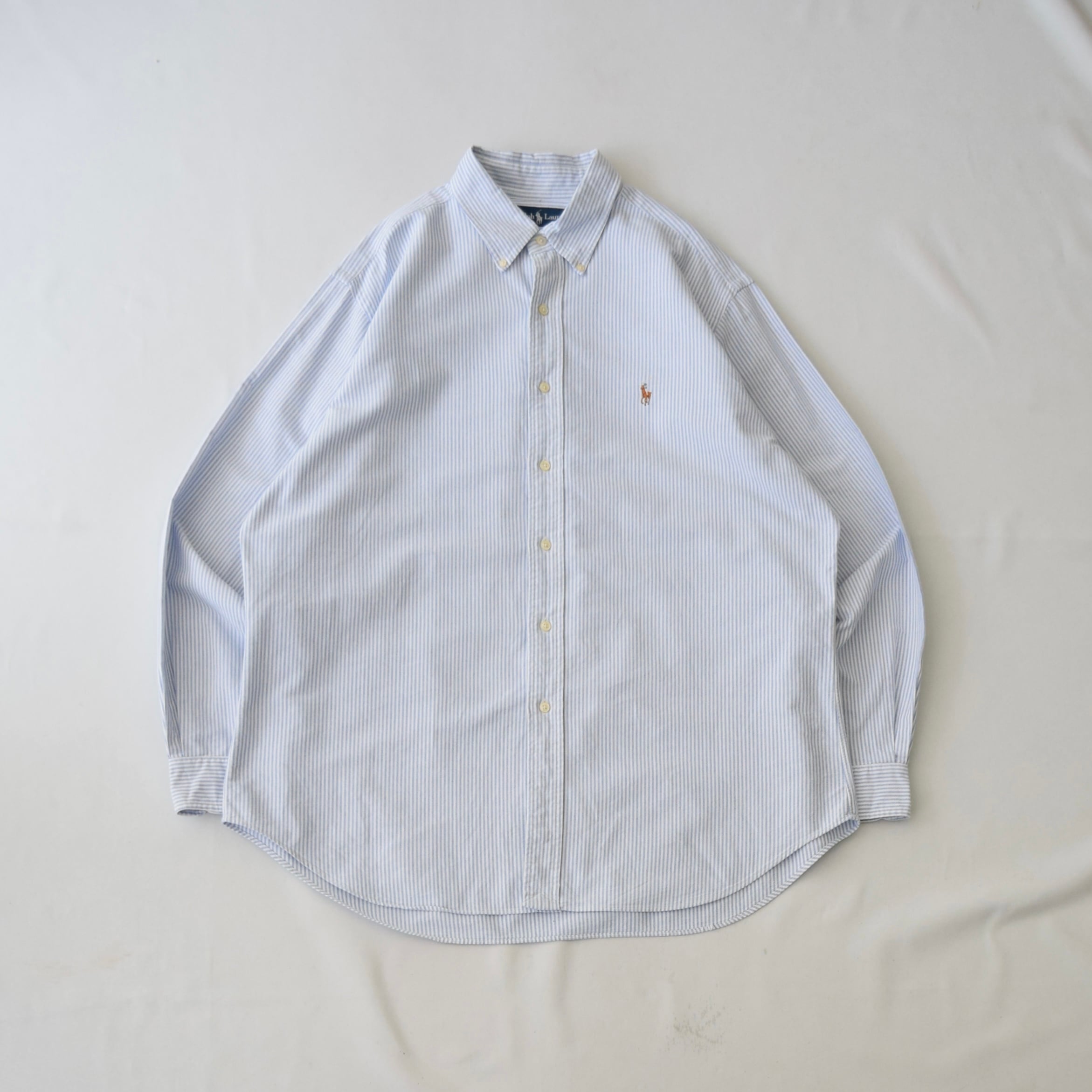 レディース 【レア美品】Ralph Lauren MARLOWE ストライプシャツ 切り替え